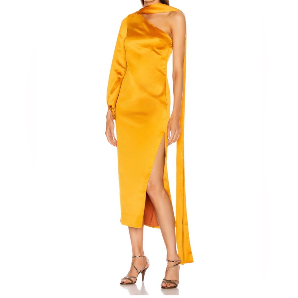 Staud Ferrah Dress in Cumin Size 2
